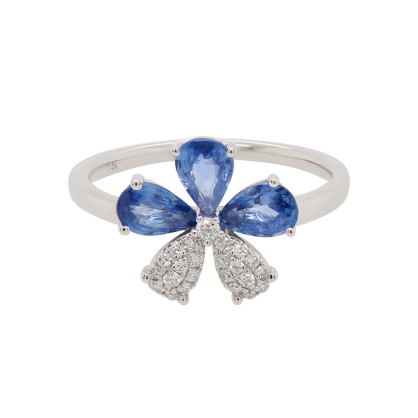 "Geranium" Estate Sapphire Ring