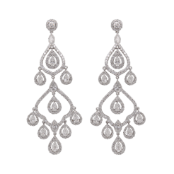 "Shimmer" Vintage Diamond Earrings
