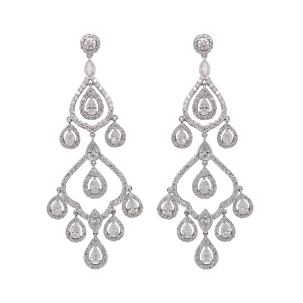 "Shimmer" Vintage Diamond Earrings