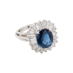 "Ballerina" Vintage Sapphire Ring