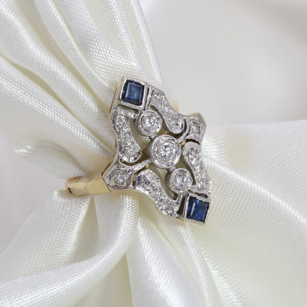 "Timeless Elegance" Art Deco Diamond Ring - Image 2