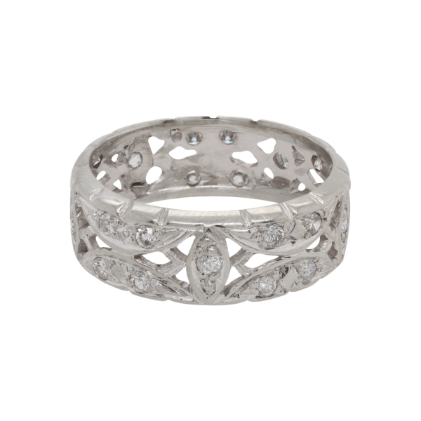 "Forever Filigree" Vintage Diamond Band