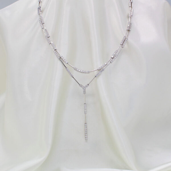 "Tailored" Diamond Necklace - Image 3