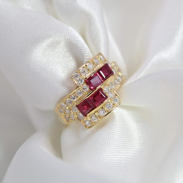 "Timelessness" Vintage Ruby Ring - Image 3