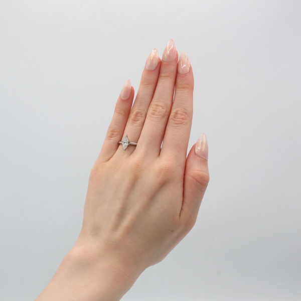"Marquise" Estate Diamond Ring - Image 3