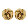 "Golden Knots" Vintage 18kt Gold Earrings