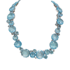 "Heavenly Hues" Estate Blue Topaz Necklace