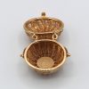 "Nantucket Basket" 14kt Gold Vintage Pendant - Image 4