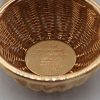 "Nantucket Basket" 14kt Gold Vintage Pendant - Image 5