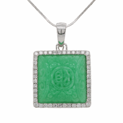 "Curious Carvings" Antique Jade Pendant