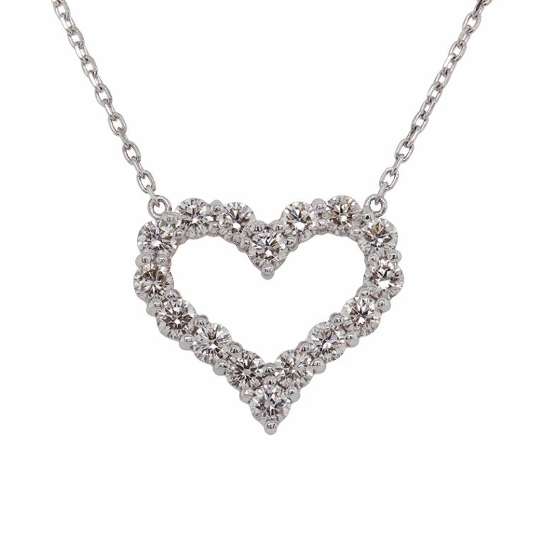 "Heart of Hearts" Estate Diamond Necklace