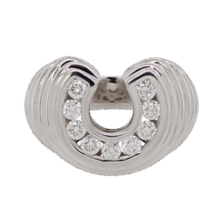 "Lucky Horseshoe" Estate Diamond Ring