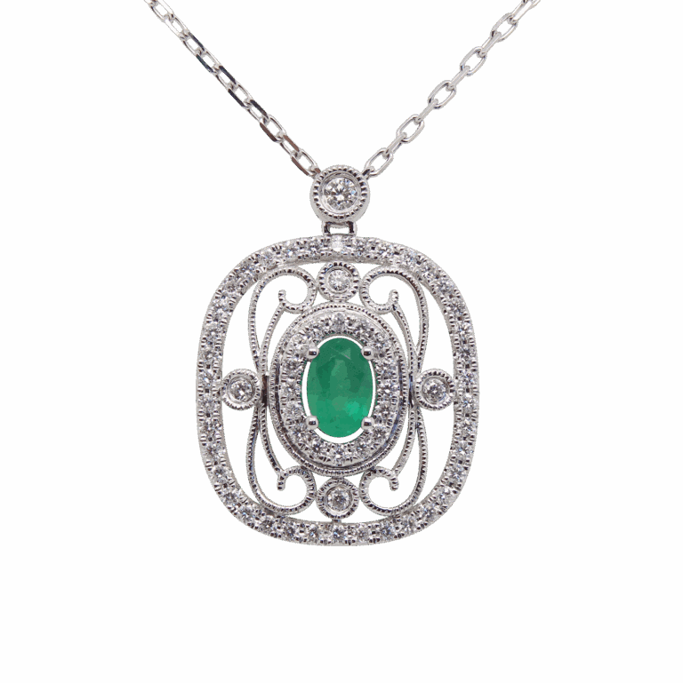 DABAKAROV Emerald Pendant