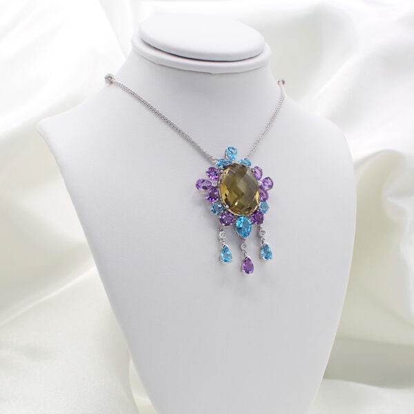 DABAKAROV Smoky Topaz Multistone Pendant - Image 3