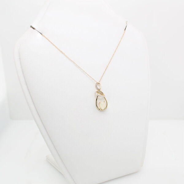 "Wrapped in Gold" Opal Pendant - Image 3