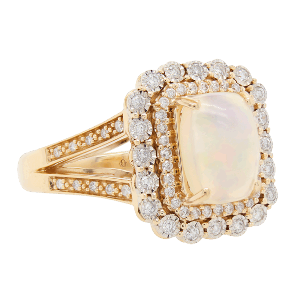 "Opalescent" Opal Ring