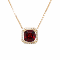 "Merlot" Garnet Pendant