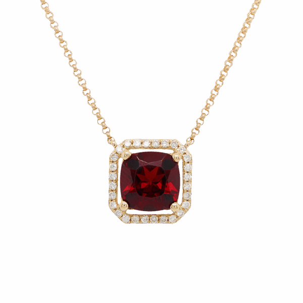 "Merlot" Garnet Pendant