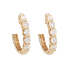 "Sparkling Embrace" Diamond Earrings