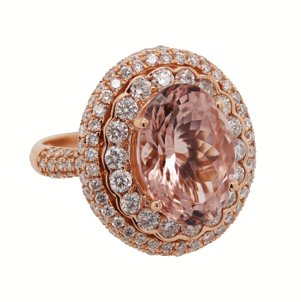 "Cosmos" Morganite Ring
