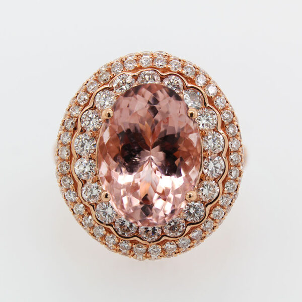 "Cosmos" Morganite Ring - Image 2