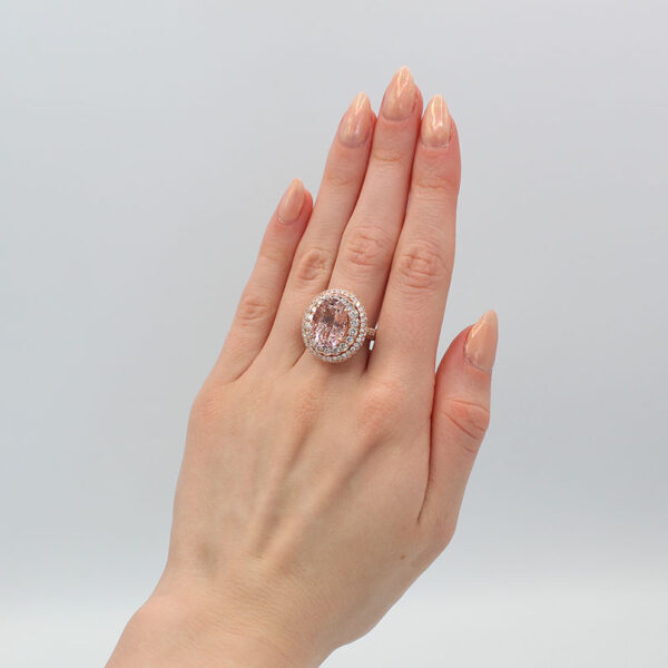 "Cosmos" Morganite Ring - Image 4