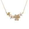 "Daisies" Diamond Flower Necklace