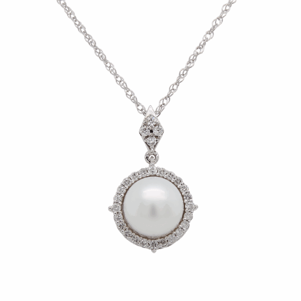 "Pearly Halo" Pearl Pendant