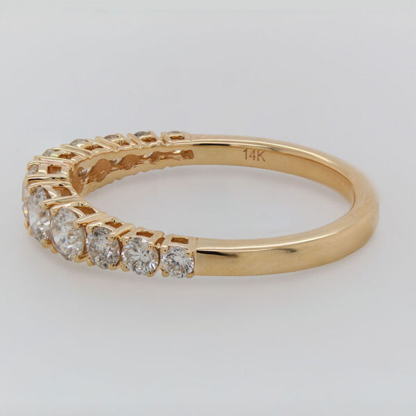 "Lively" Graduated Diamond Band - Image 2