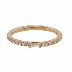 "Minimalist" Diamond Band