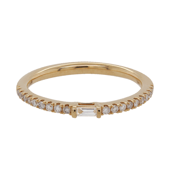 "Minimalist" Diamond Band