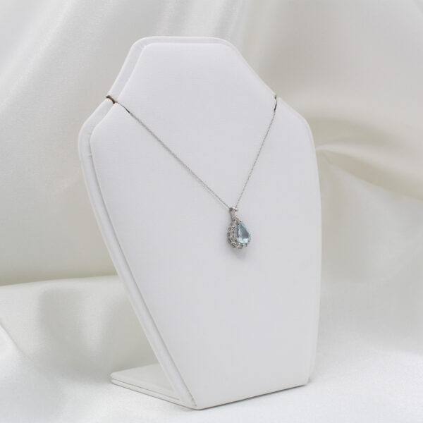 "Ocean's Whisper" Aquamarine Pendant - Image 3