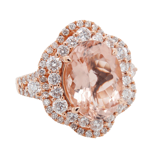 "Baby Pink" Morganite Ring