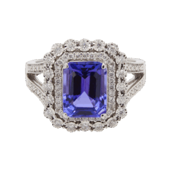 "Canterbury Bells" Tanzanite Ring