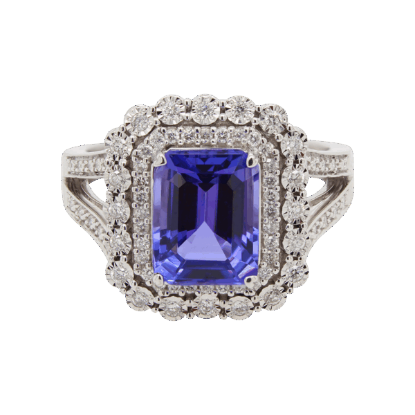 "Canterbury Bells" Tanzanite Ring