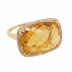 "Sunlight Splendor" Citrine Ring