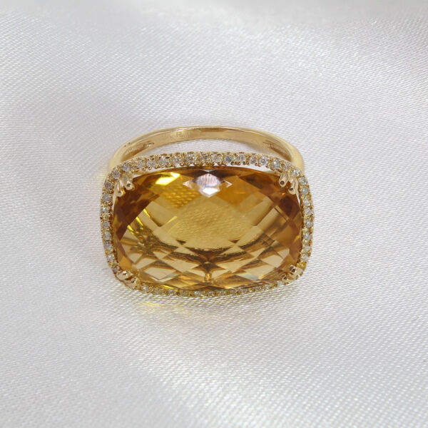 "Sunlight Splendor" Citrine Ring - Image 3
