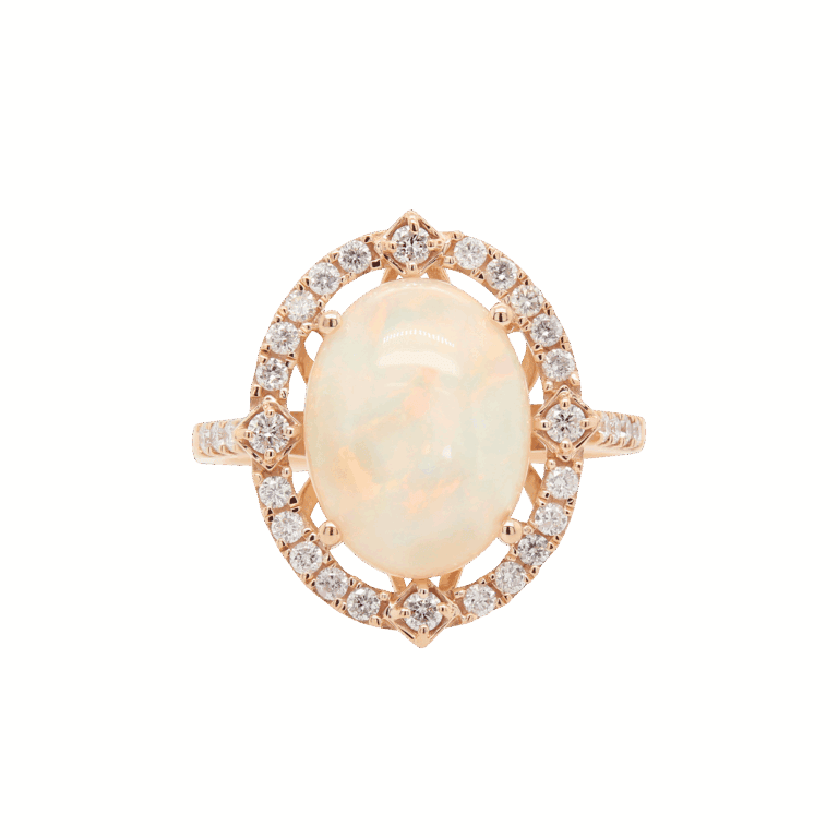 "Fire Vibrance" Opal Ring