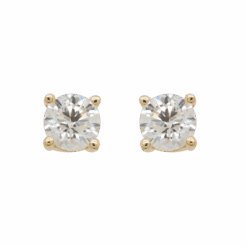 "Shine Everyday" Diamond Stud Earrings