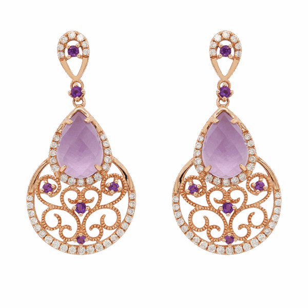 "Purple Paradise" Amethyst Earrings
