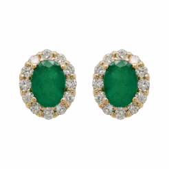 "Evergreen" Emerald Earrings