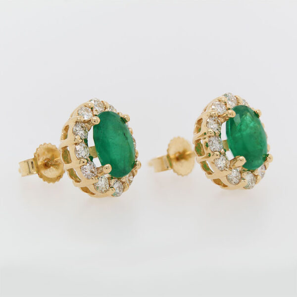 "Evergreen" Emerald Earrings - Image 2