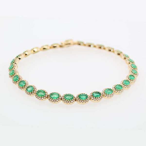 "Garland" Emerald Bracelet - Image 2