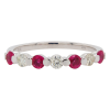 "Rouge" Ruby and Diamond Band