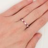 "Rouge" Ruby and Diamond Band - Image 3