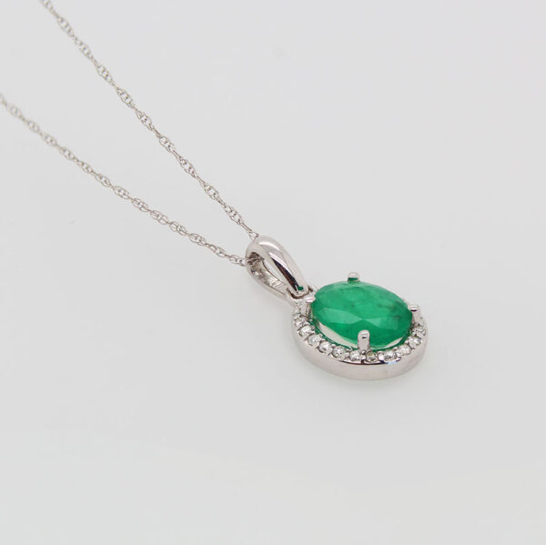 "Fresh Spring" Emerald Pendant - Image 2