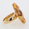 "Sunflower" Citrine and Smoky Quartz Ring - Image 3