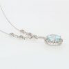 "Shimmer of Blue" Aquamarine Pendant - Image 3