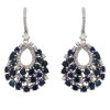 "Midnight Navy" Sapphire Earrings