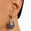 "Midnight Navy" Sapphire Earrings - Image 3